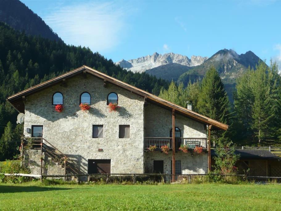 Chalet Rustico Bertolini Per Gruppi! Villa Vermiglio Exterior foto
